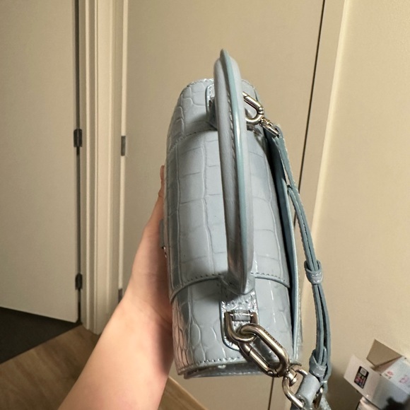 Real careful used !Soft blue leather Hourglass XS tote bag from BALENCIAGA - Picture 7 of 7